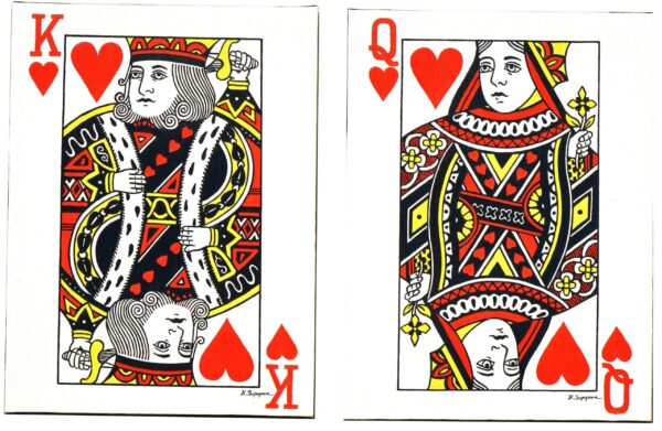 King and Queen of Hearts – 30 X 40 cm x2 Art Gallery