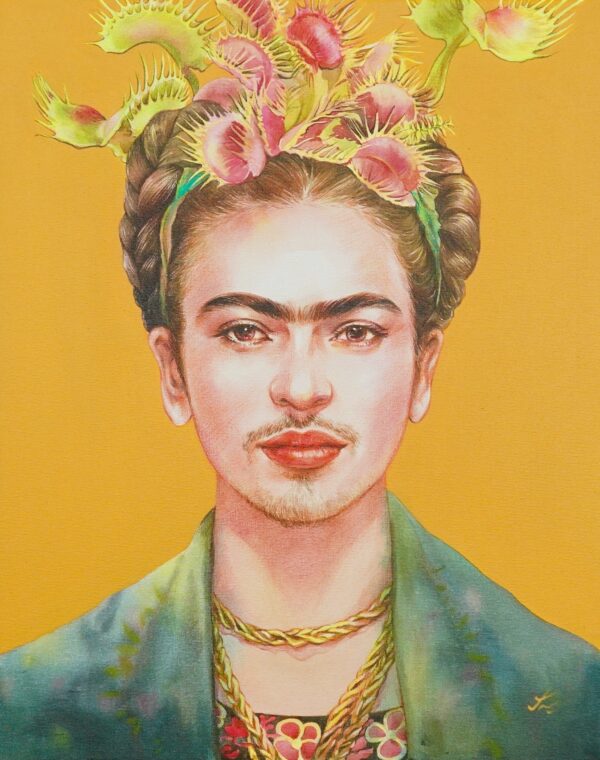 Frida Kahlo x Venus Flytrap – 40 X 50 cm Art Gallery