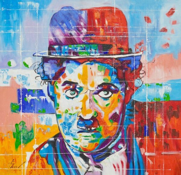 Charlie Chaplin Pop Art – 57 X 55 cm Art Gallery