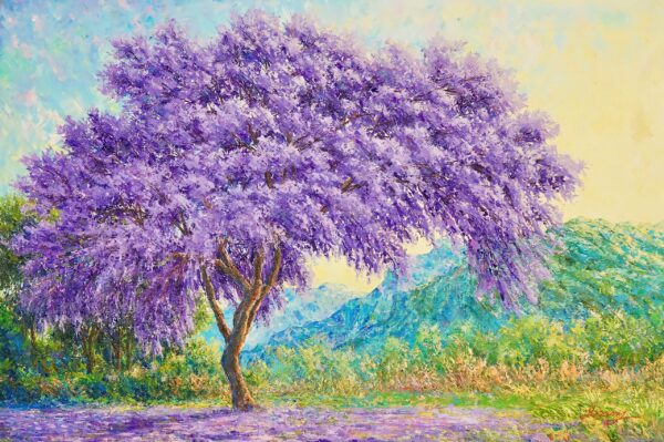 The Purple Tree – 90 x 60 cm Art Gallery