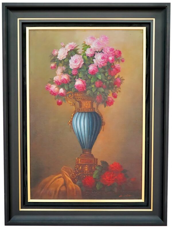 Flowers in an antique vase – 60 x 90 cm Art Gallery